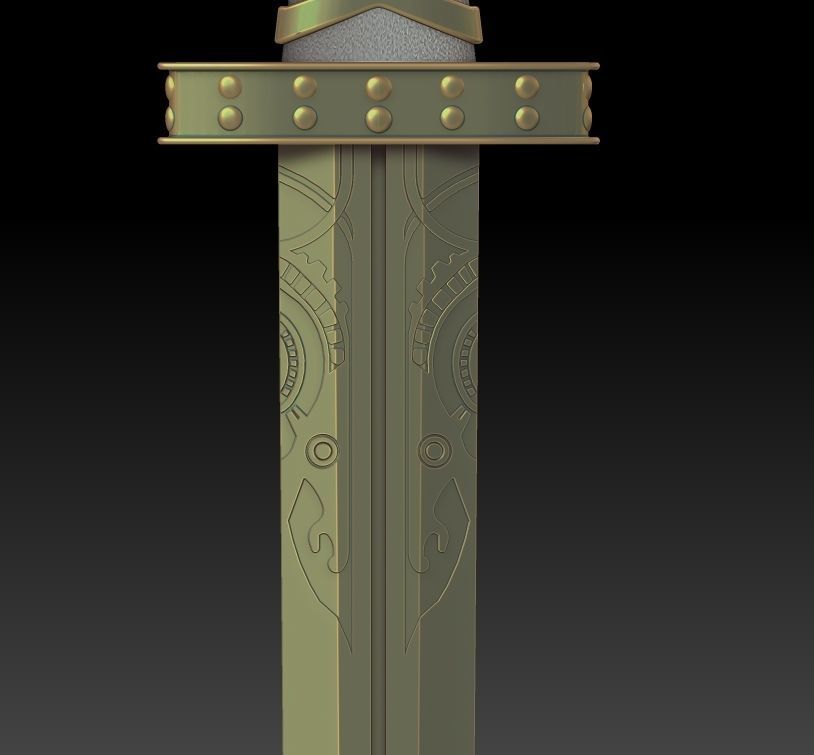 Hofund God of War 3D print model_1