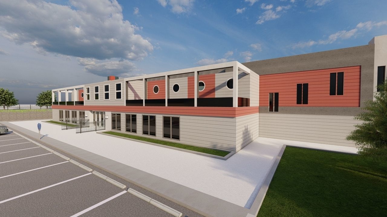 Swimming pool-stadium pool 3D model_24