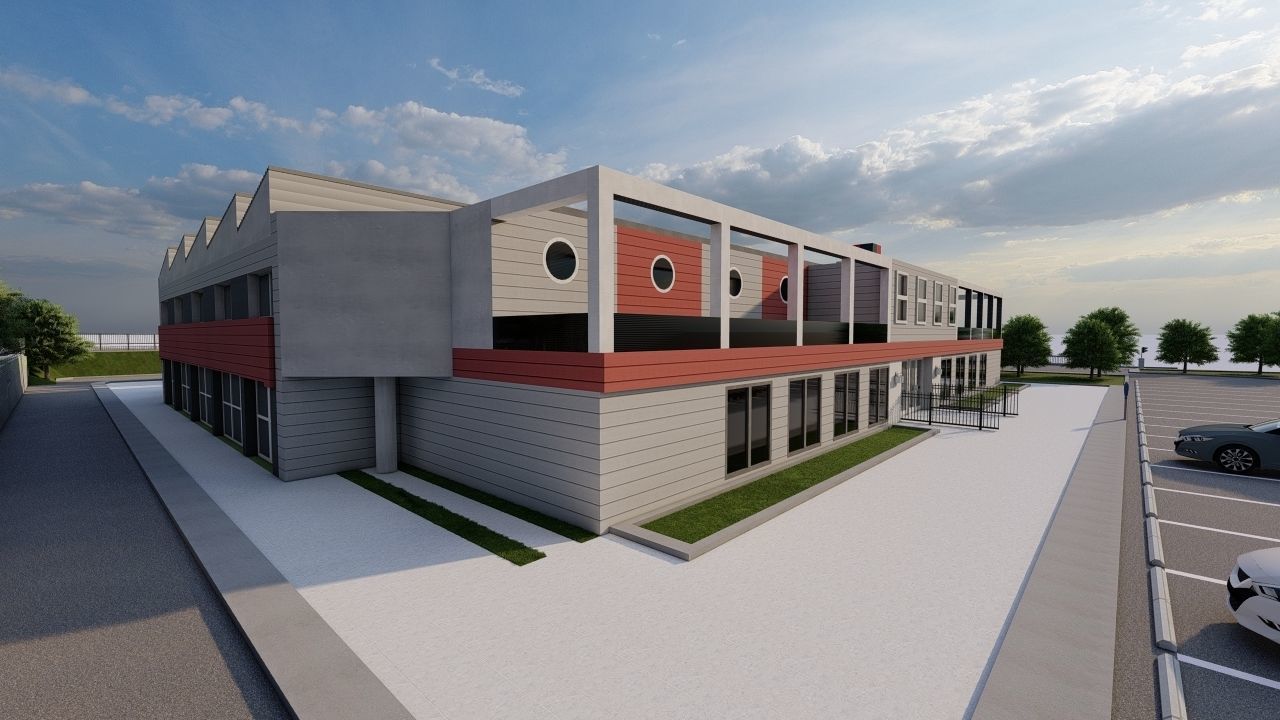 Swimming pool-stadium pool 3D model_21