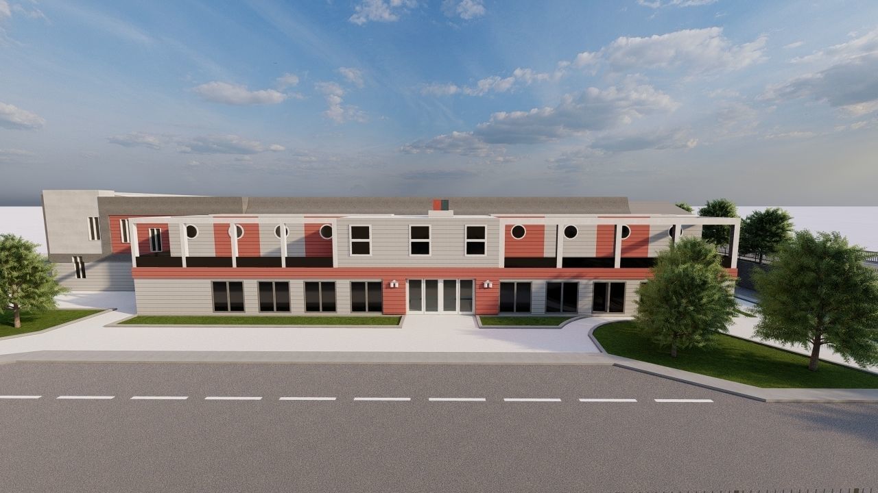 Swimming pool-stadium pool 3D model_37