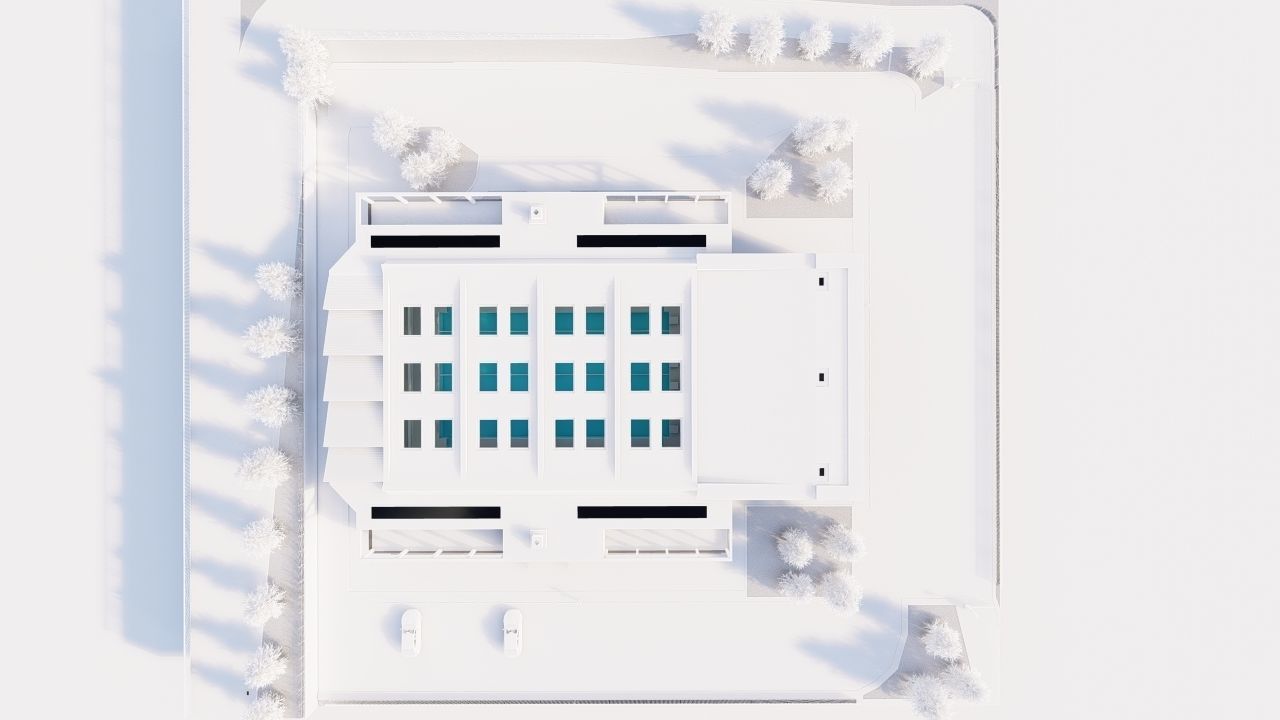 Swimming pool-stadium pool 3D model_33