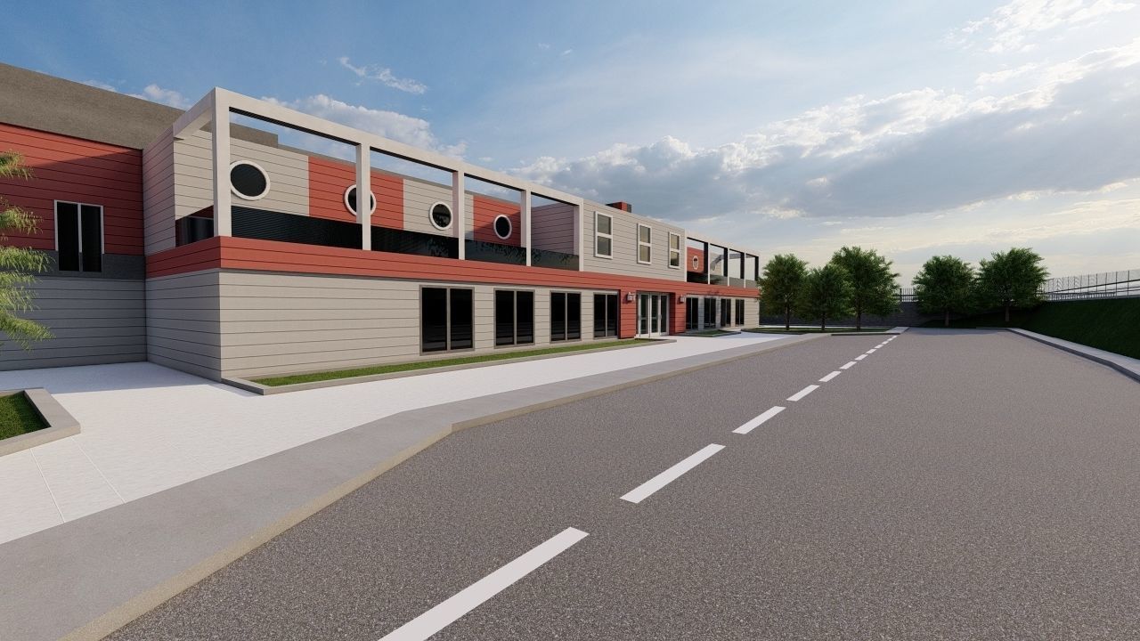 Swimming pool-stadium pool 3D model_25