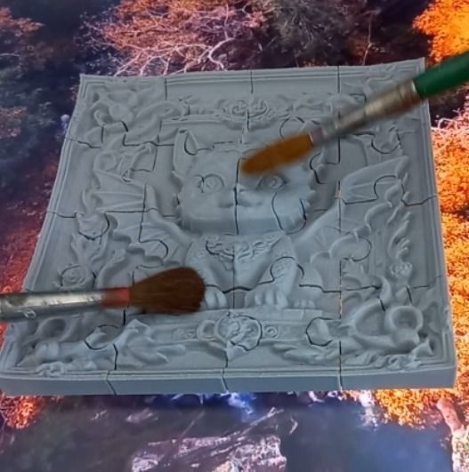 Puzzle of wishes The prince of cats and dragons 3D print model_1