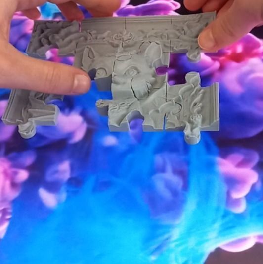 Puzzle of wishes The prince of cats and dragons 3D print model_5