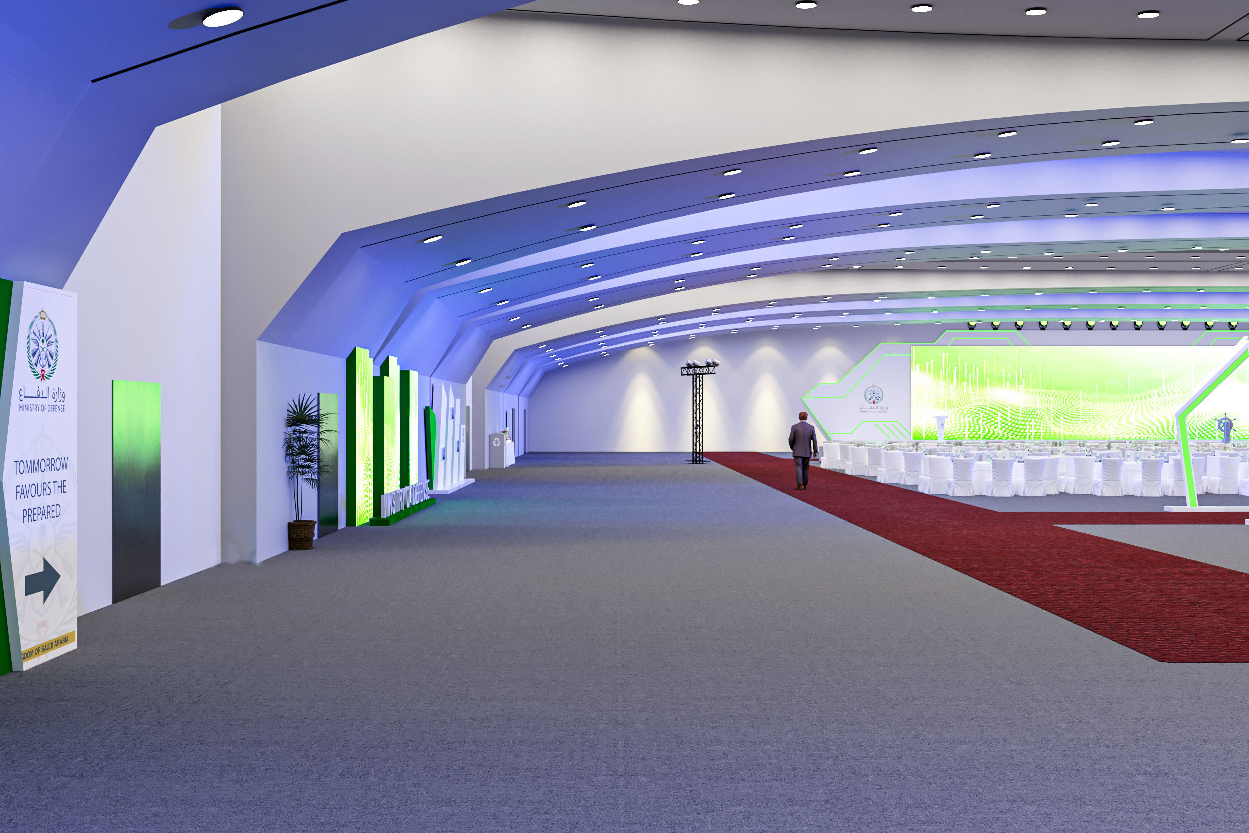 Ministry of Defense in Prince Sultan Hall 3D model_20