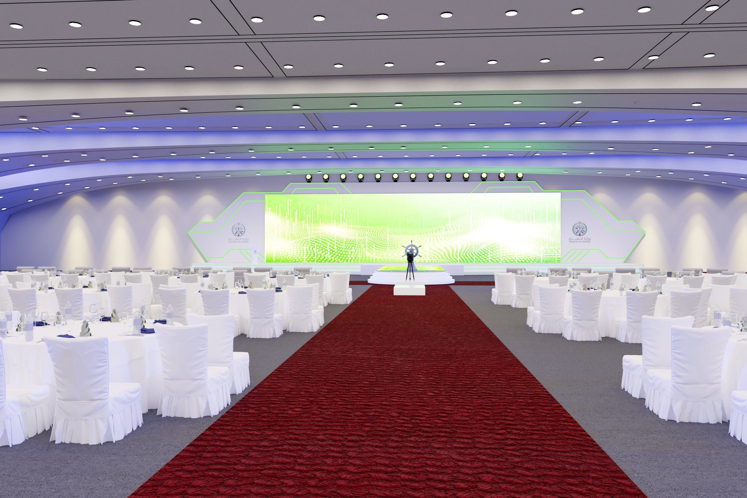 Ministry of Defense in Prince Sultan Hall 3D model_13