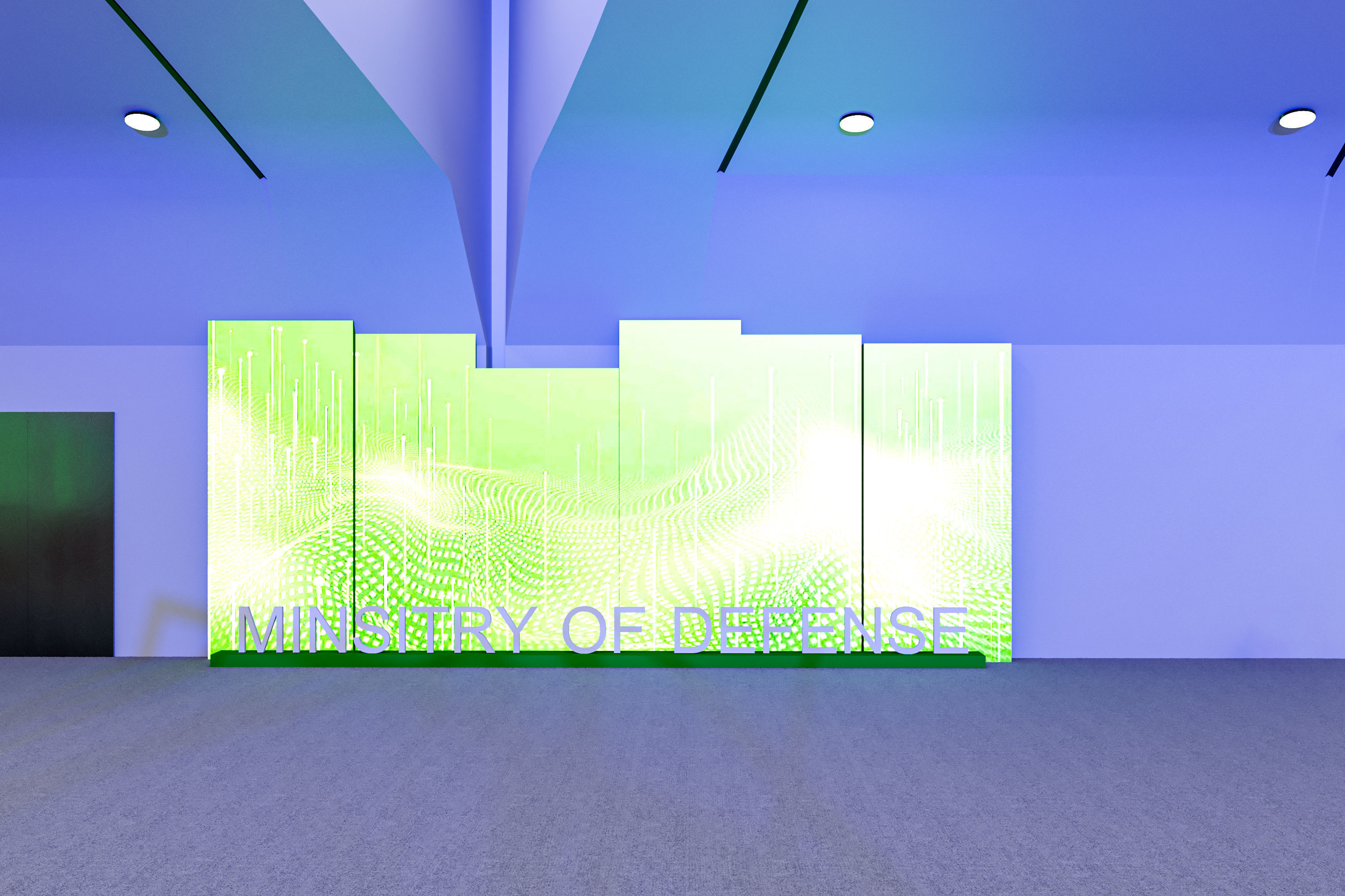 Ministry of Defense in Prince Sultan Hall 3D model_8