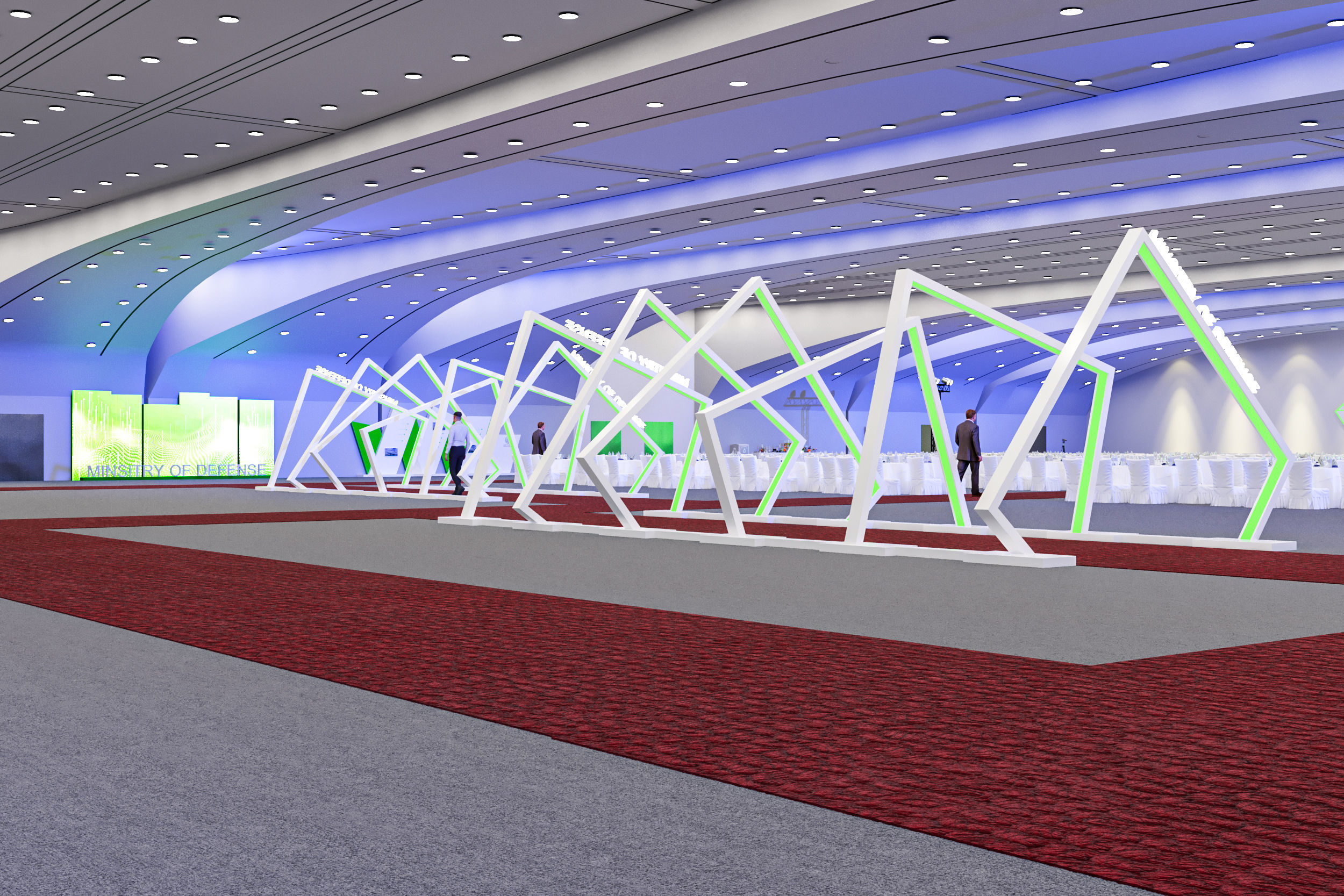 Ministry of Defense in Prince Sultan Hall 3D model_16