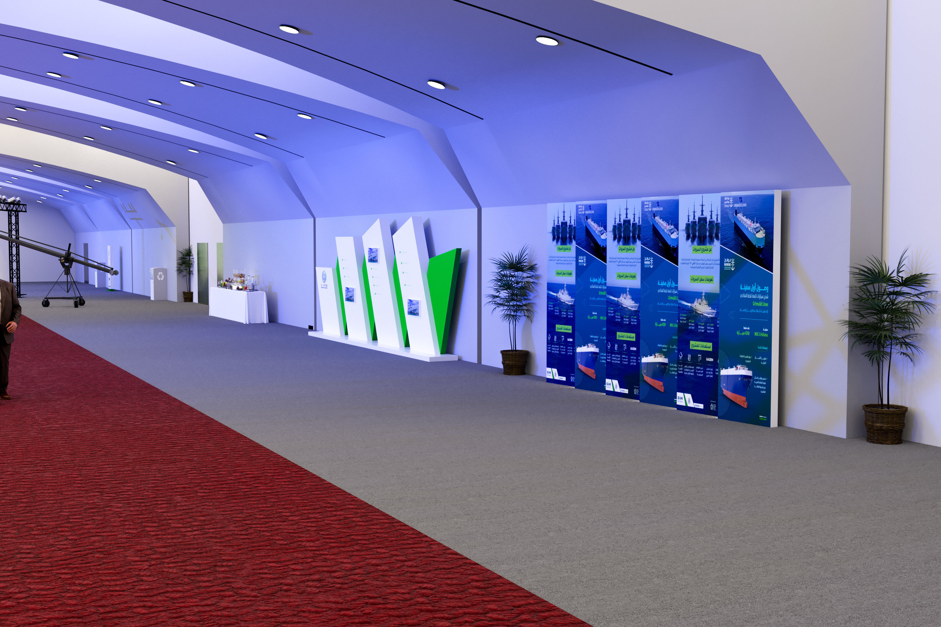 Ministry of Defense in Prince Sultan Hall 3D model_10