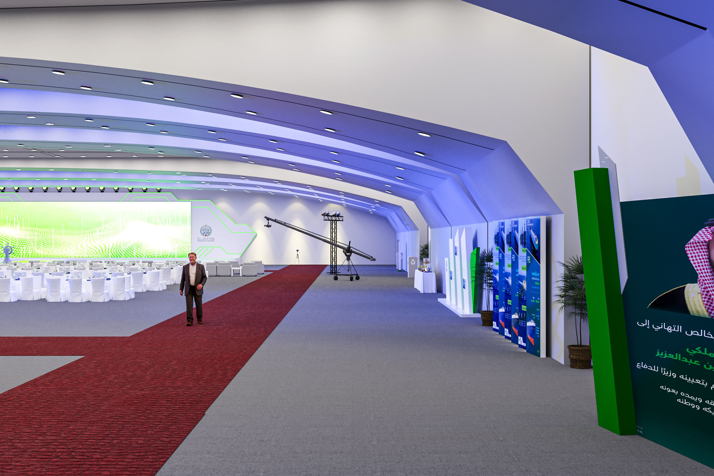 Ministry of Defense in Prince Sultan Hall 3D model_19