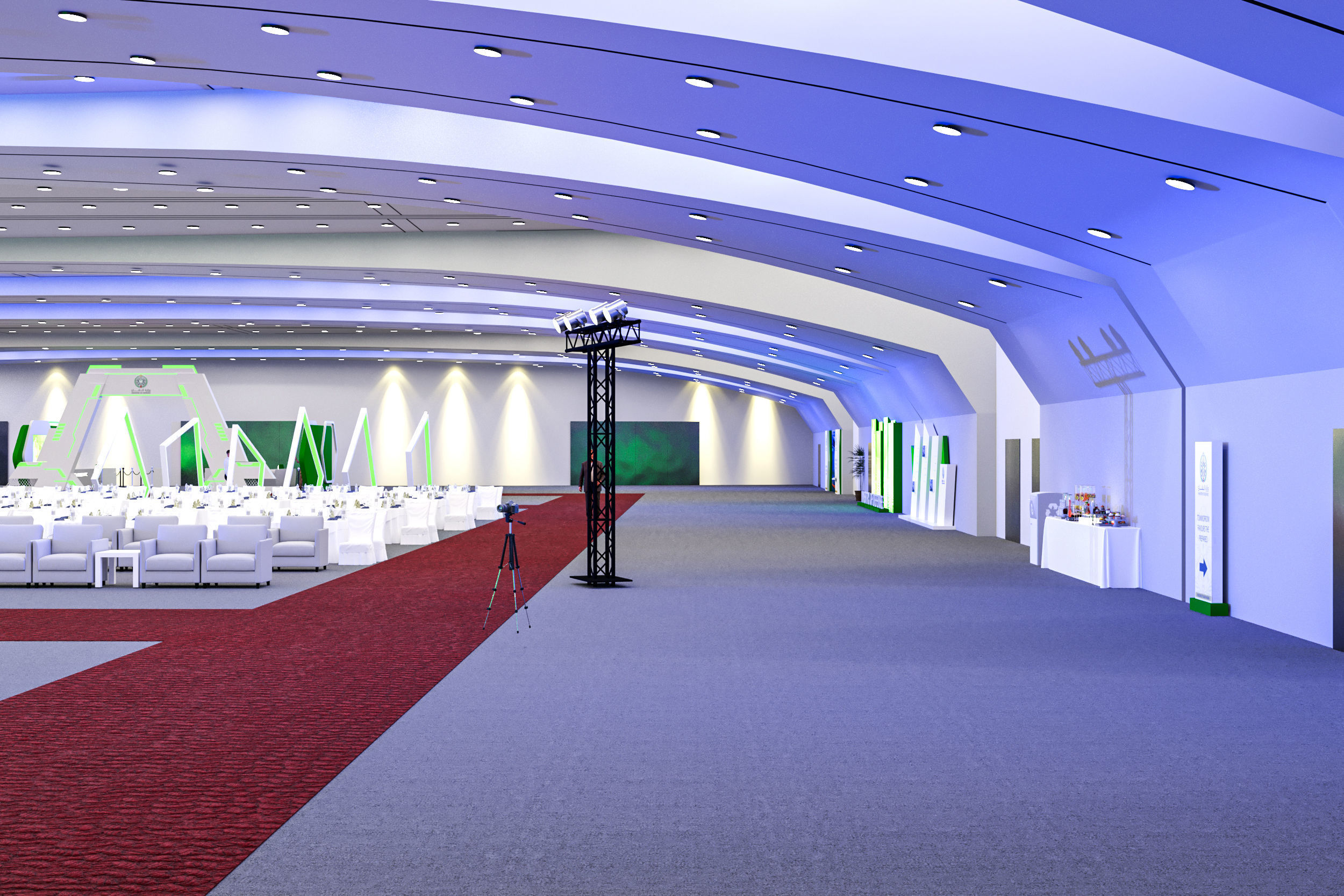 Ministry of Defense in Prince Sultan Hall 3D model_22