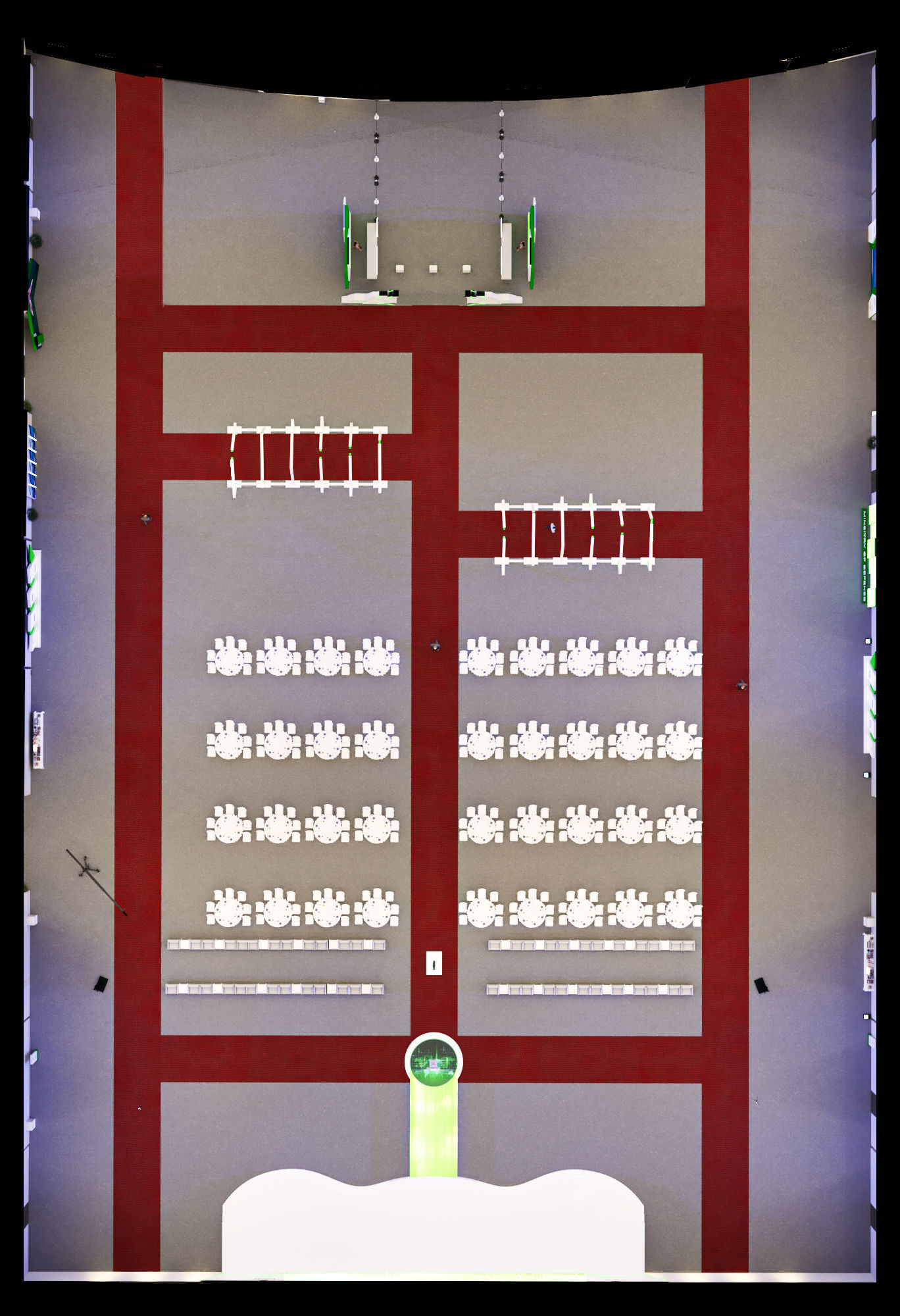 Ministry of Defense in Prince Sultan Hall 3D model_6