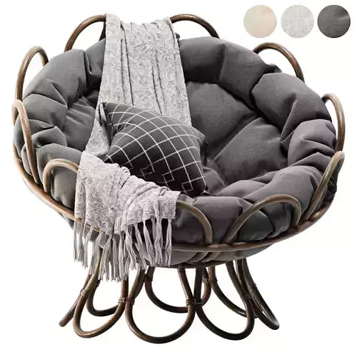 Flora Rattan Papasan