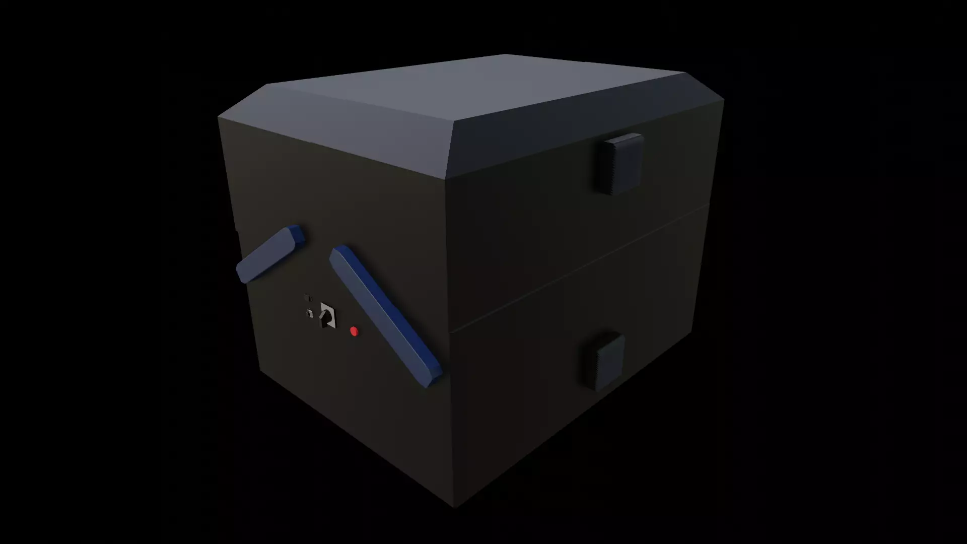 Drone Dock 3D Model Design - Swing Type 3D print model_0