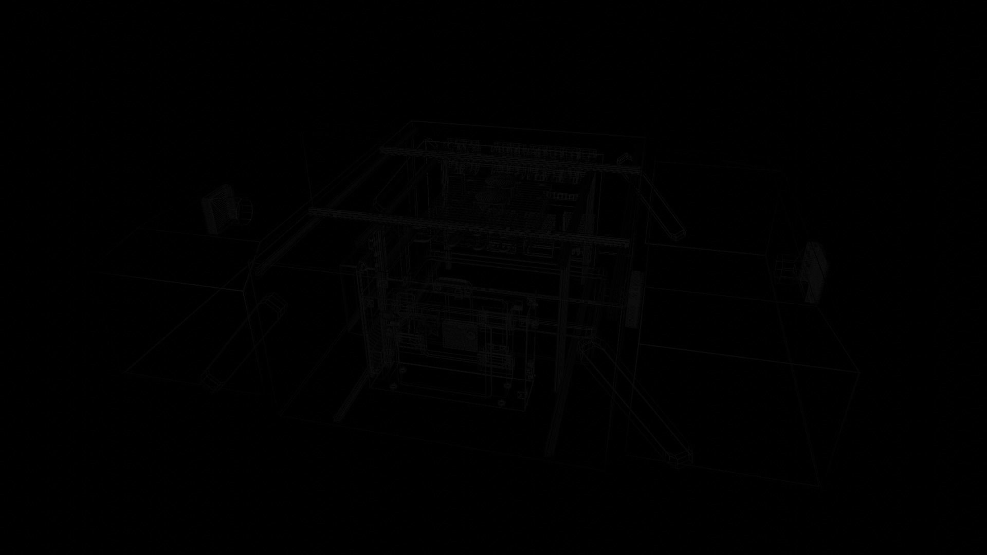 Drone Dock 3D Model Design - Swing Type 3D print model_8