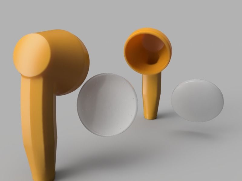 Headphones Sheel 3D print model_2