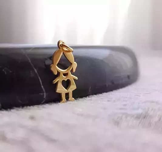 Gold Girl Pendant