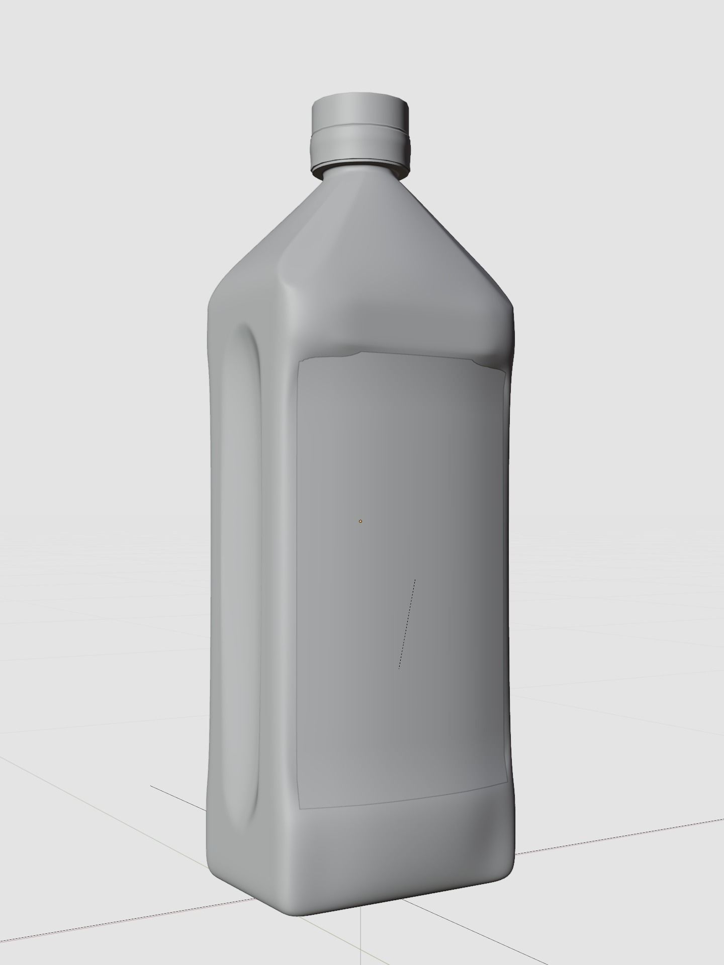 Pompeian Grapeseed Oil Bottle Free 3D model_2