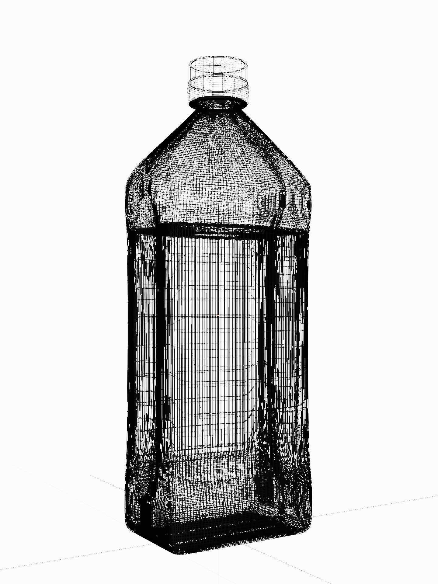 Pompeian Grapeseed Oil Bottle Free 3D model_3