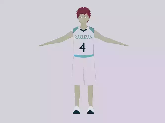 Akashi Seijuro from basketball kuroko 3D model
