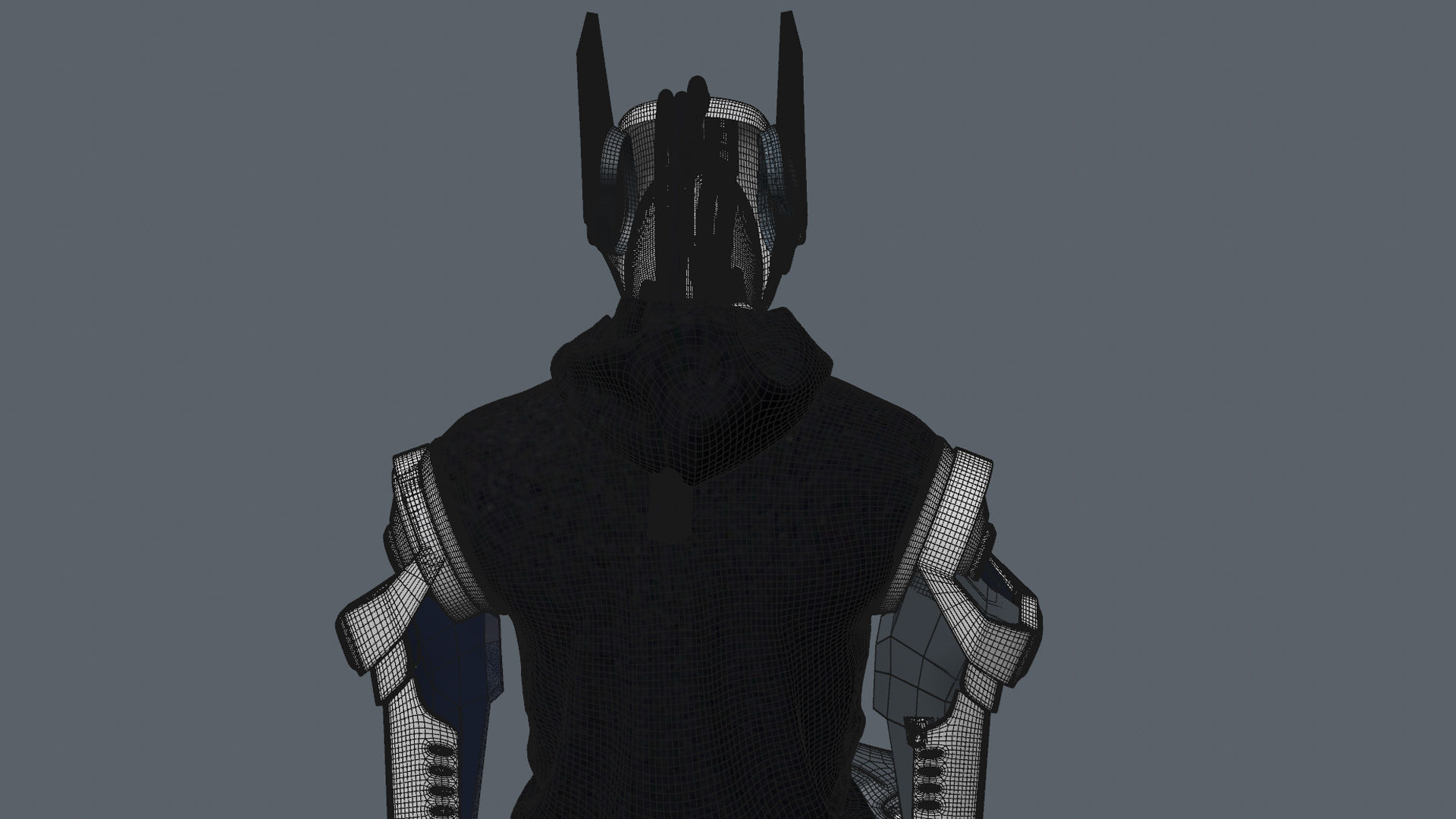 Technology Robot Mechanical Sci-Fi Male NFT Role 3D model_2