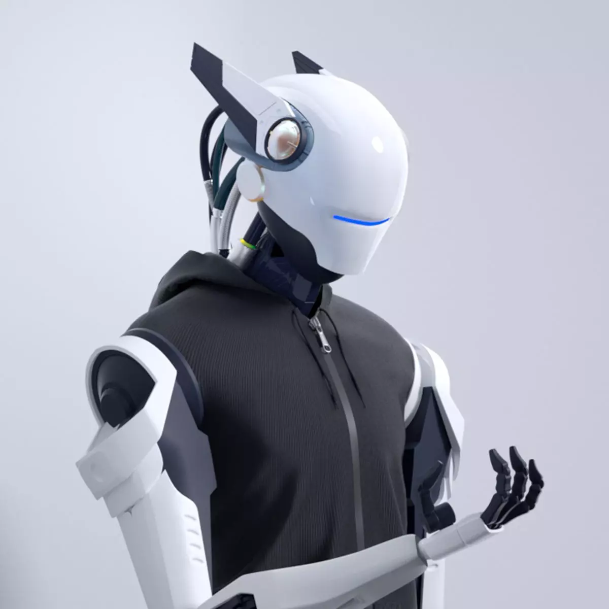 Technology Robot Mechanical Sci-Fi Male NFT Role 3D model_0