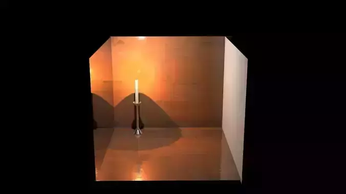 Lit Candle - Still Model