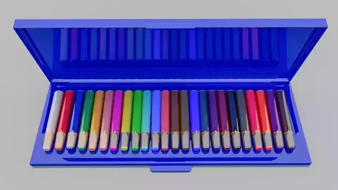 Colors pencils markers  Case School Child