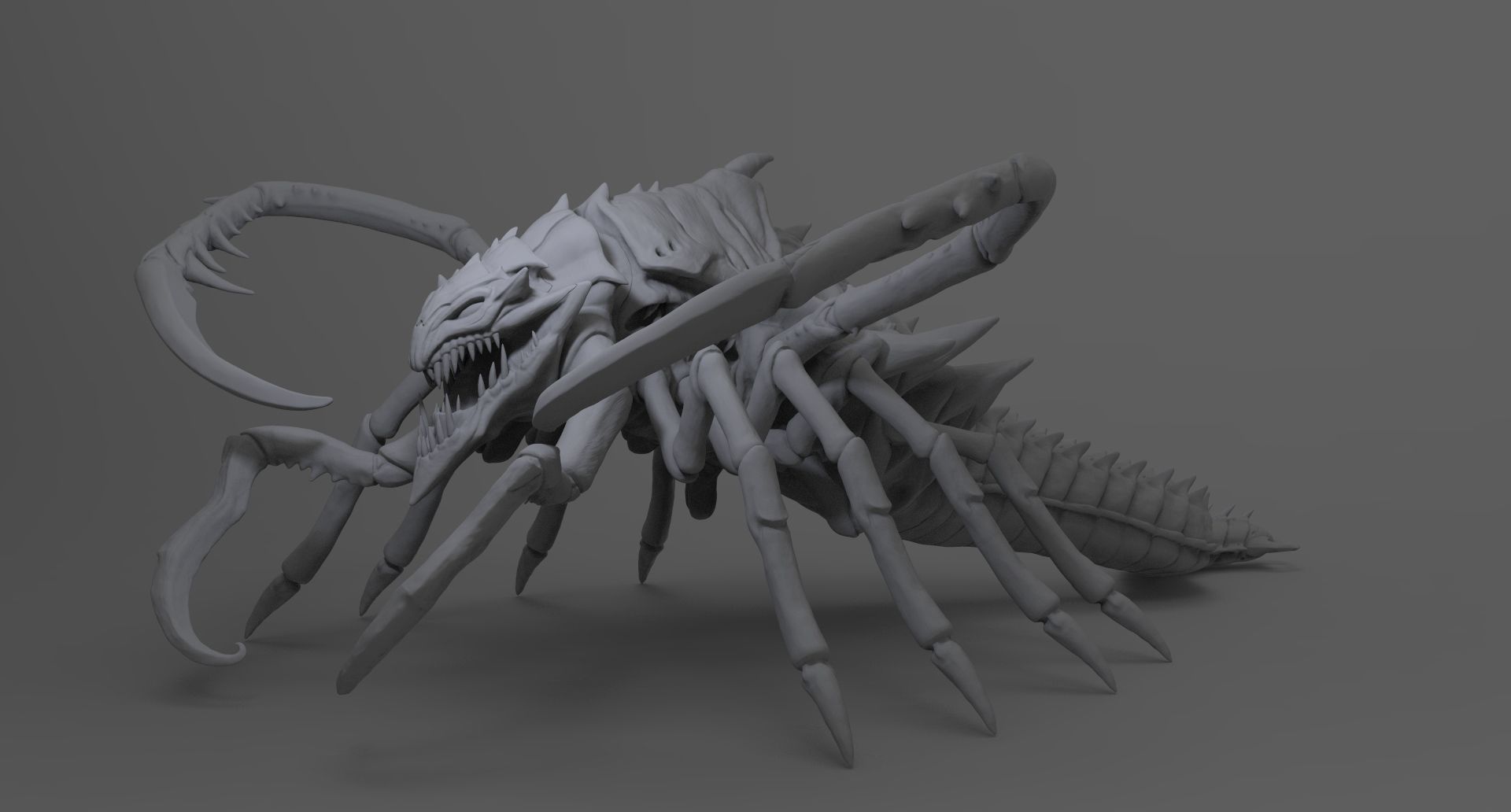 StarCraft2 Defiler 3D print model_1