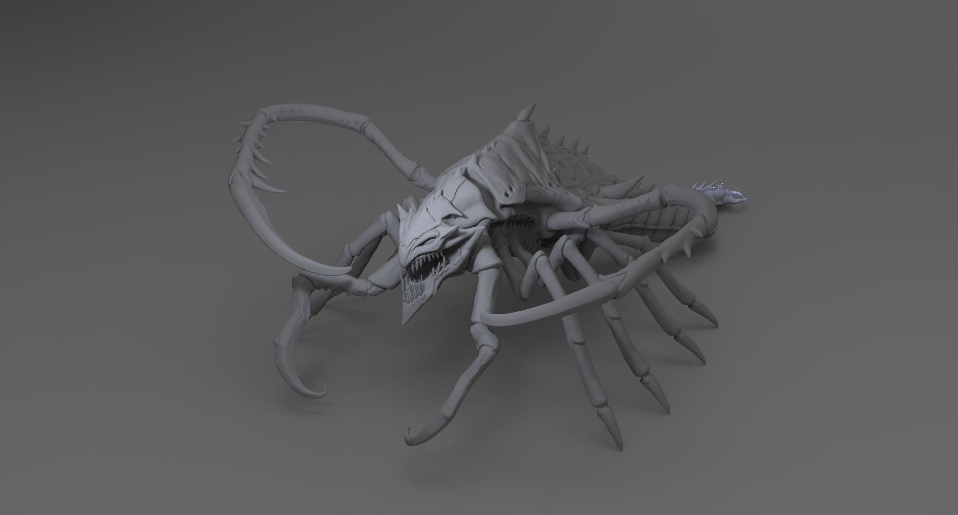 StarCraft2 Defiler 3D print model_3