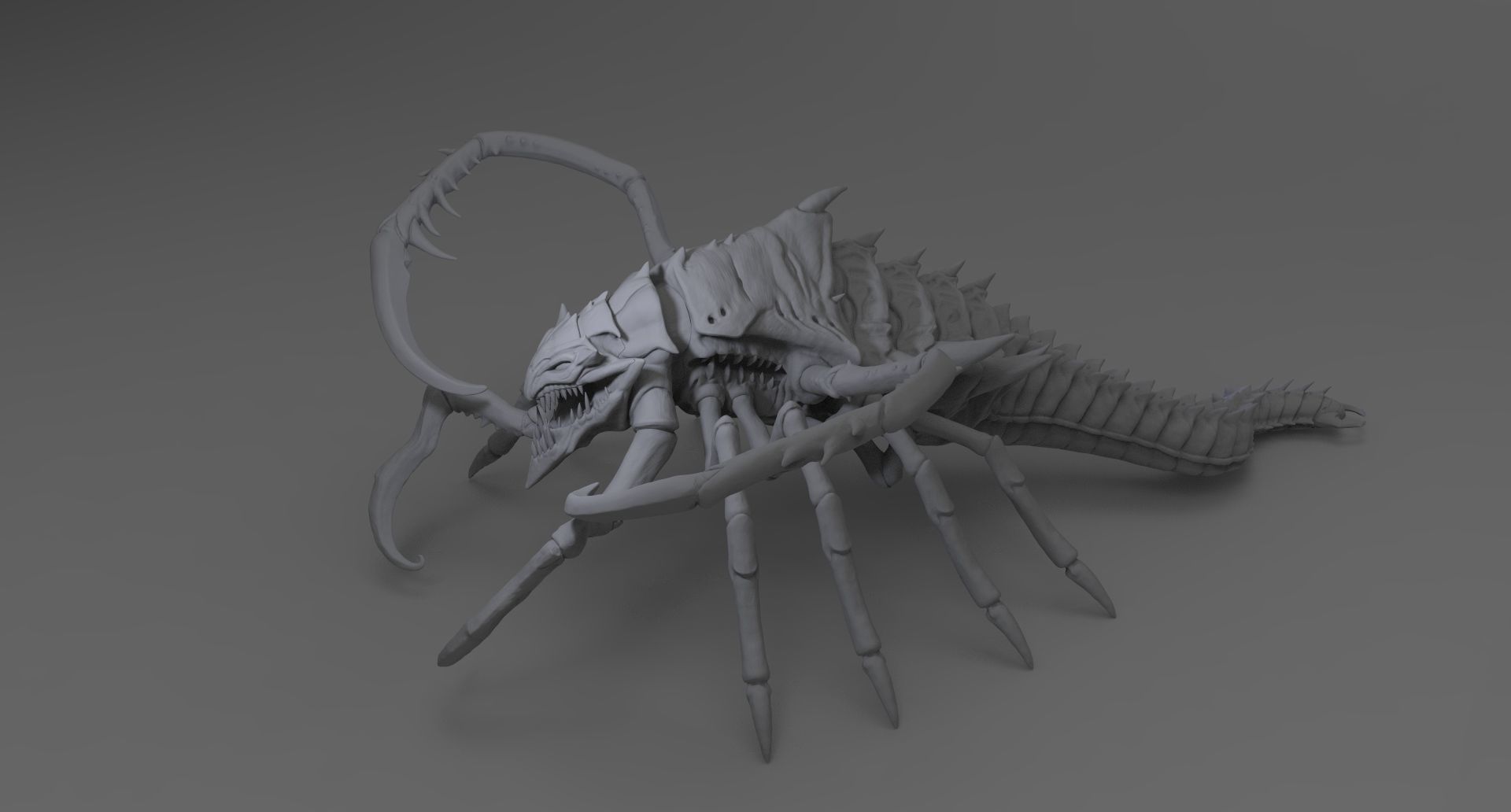 StarCraft2 Defiler 3D print model_4