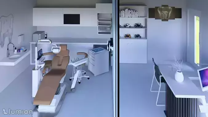 Dental Clinic 3D Model - Palamut