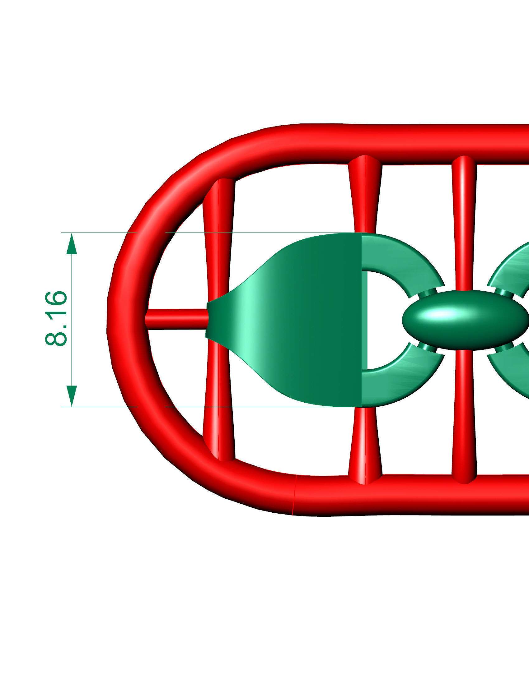 TOP STYLISH 3D PRINTABLE BRACELET OR CHAIN  3D print model_7