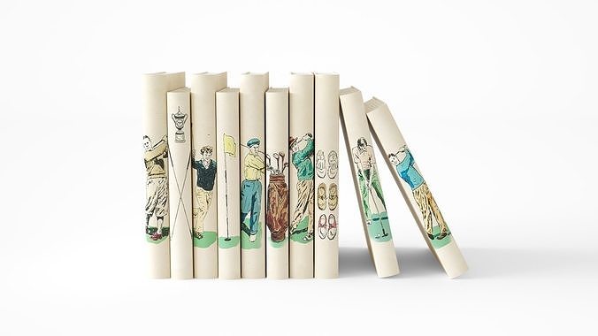 Encyclopedia of Golf Books 3D model