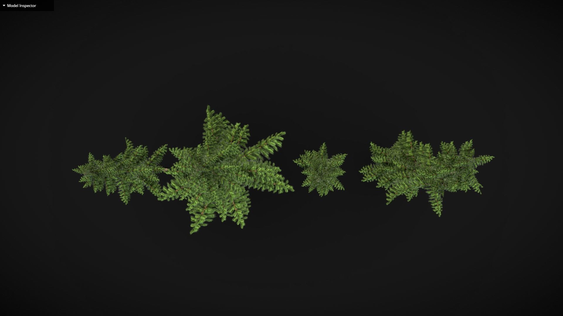 Pine Tree Pack Low-poly 3D model_3