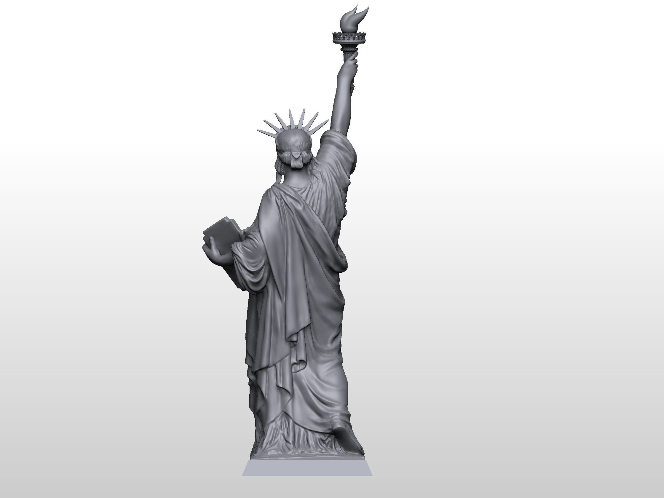 Statue of Liberty 3D print model_2