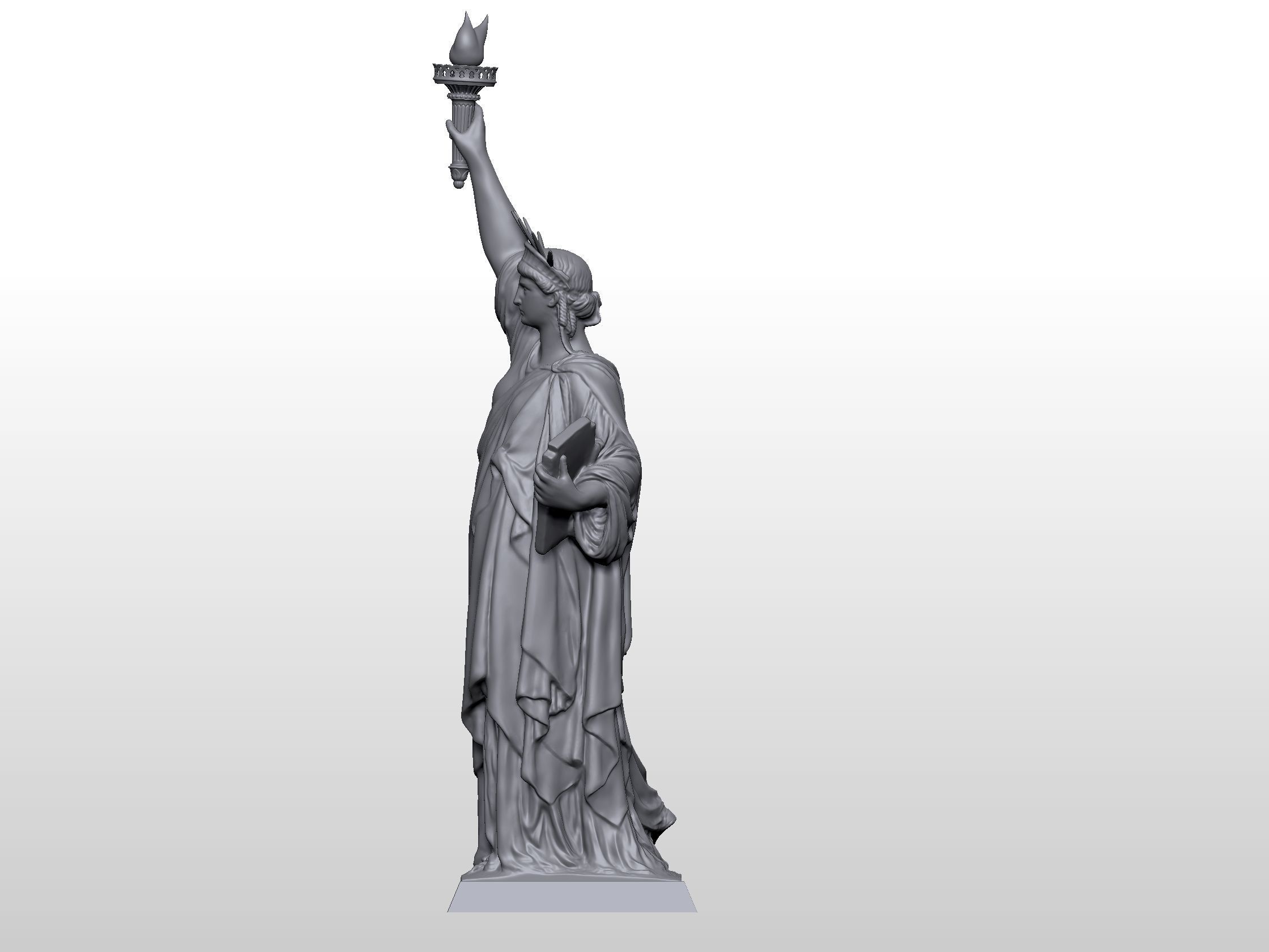 Statue of Liberty 3D print model_4