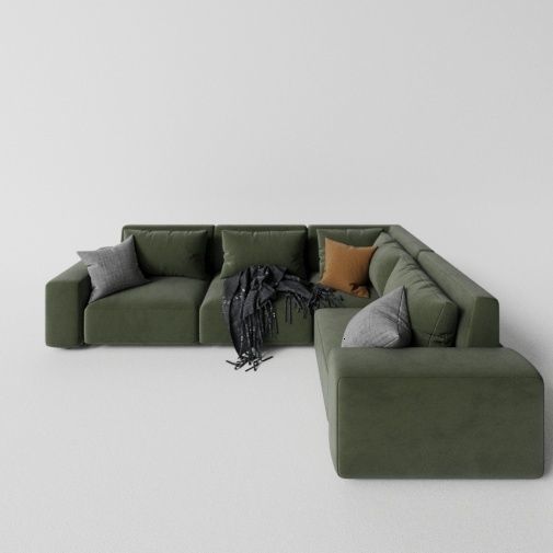 Group of Modern Sofas 3D model_7