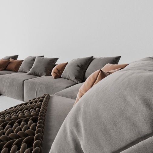 Group of Modern Sofas 3D model_10