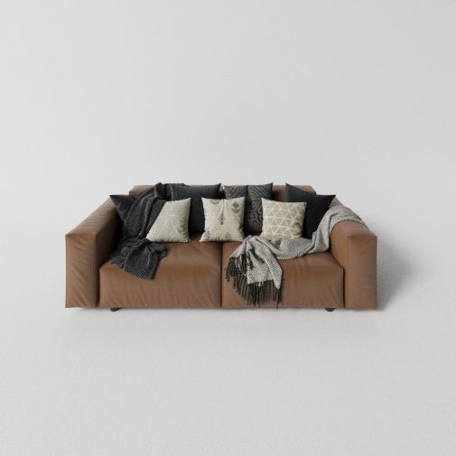 Group of Modern Sofas 3D model_17