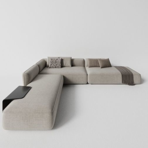 Group of Modern Sofas 3D model_5