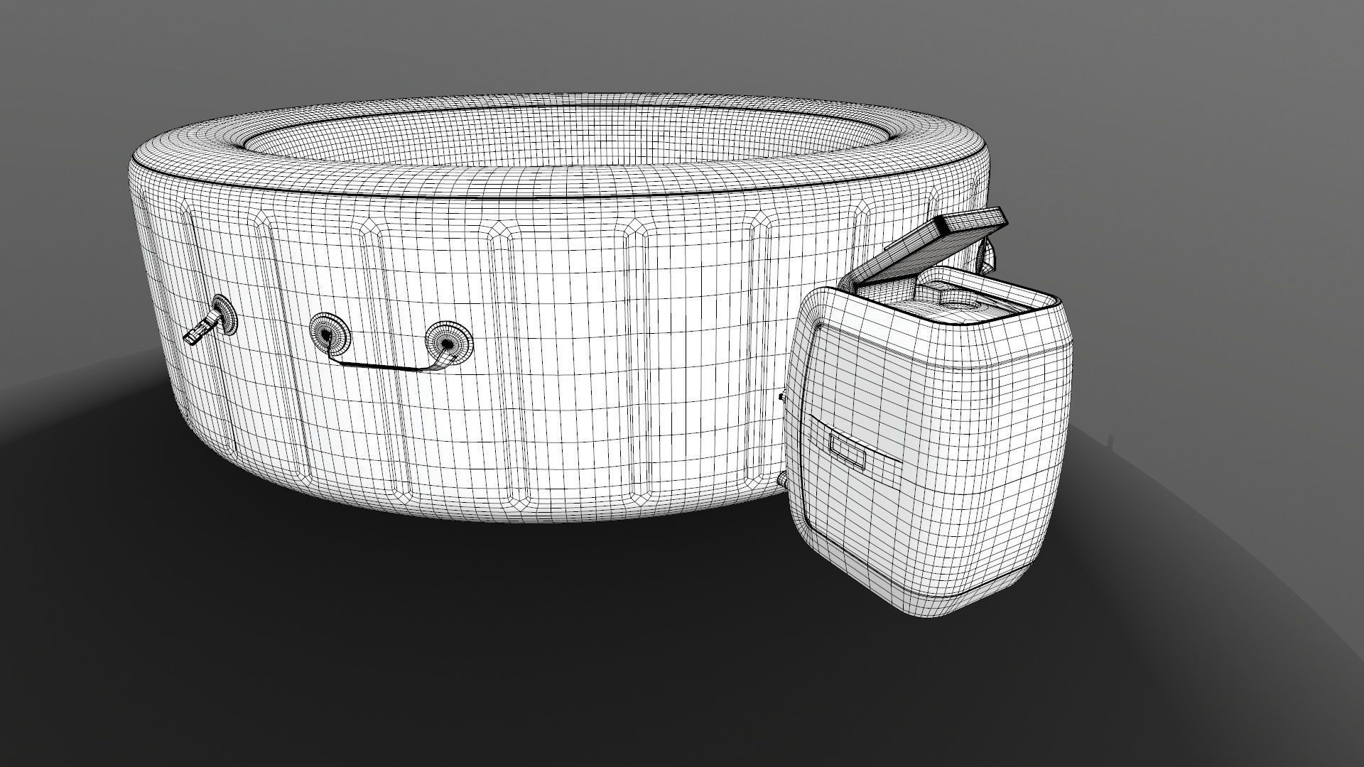 Hot Tub 3D model_9