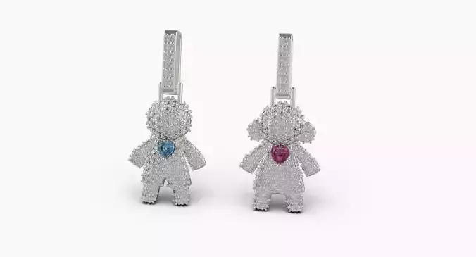 boy and girl pendant for mothers day 3D print model