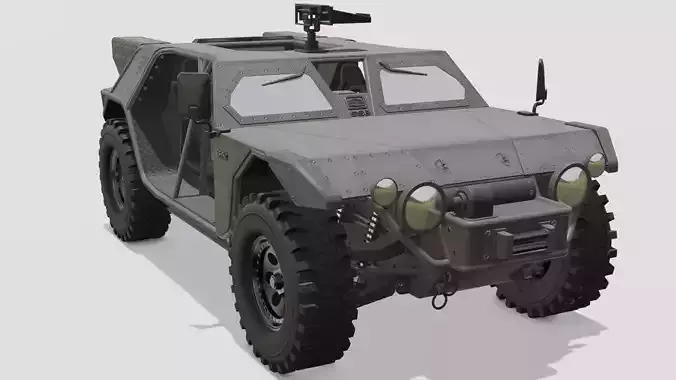 Detailed Truck 3D Model