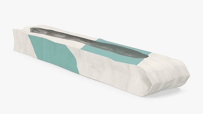 Paper Bread Bags Collection 3D Model Pack 7