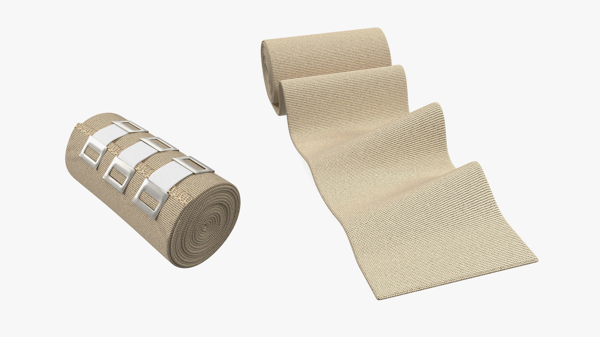 Elastic Bandages Collection 3D Model Pack