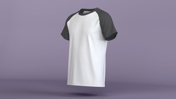 Raglan T-Shirt 3D model