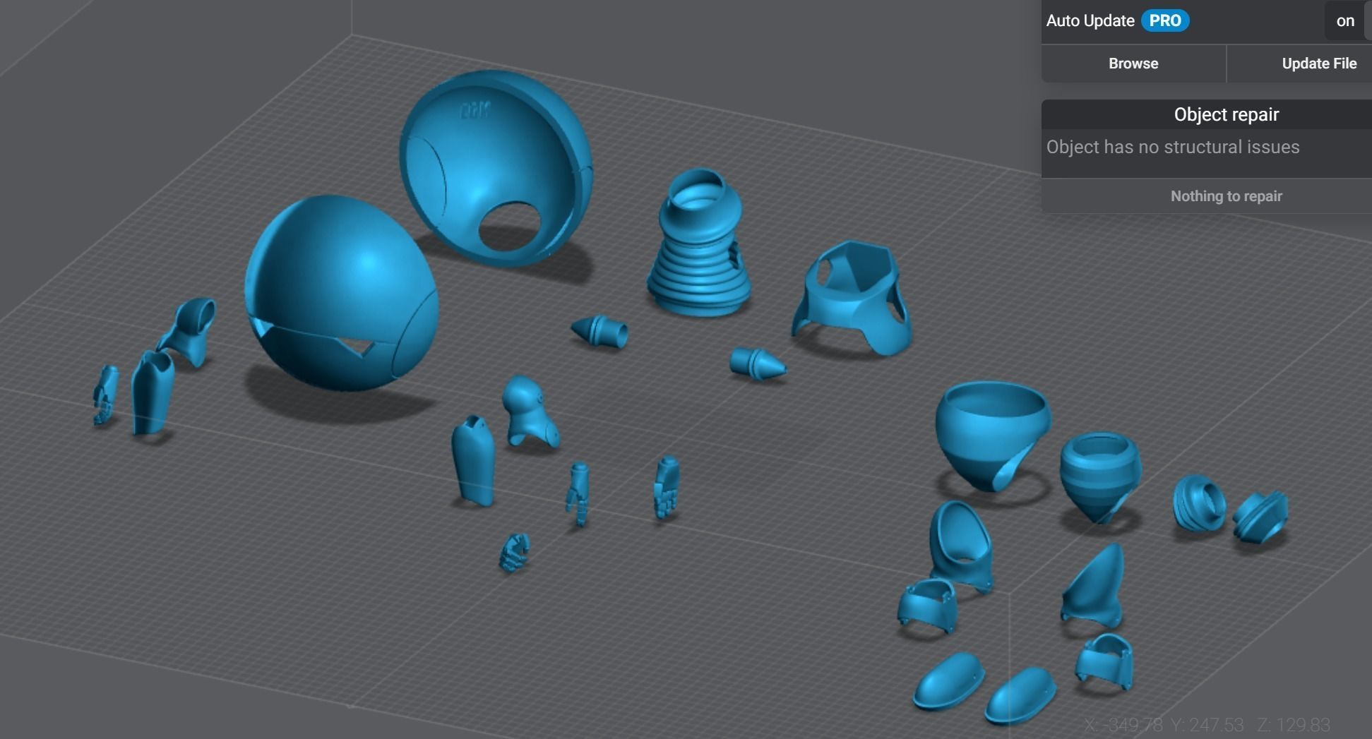 Marvin Paranoid Android Scale model 3D print model_6