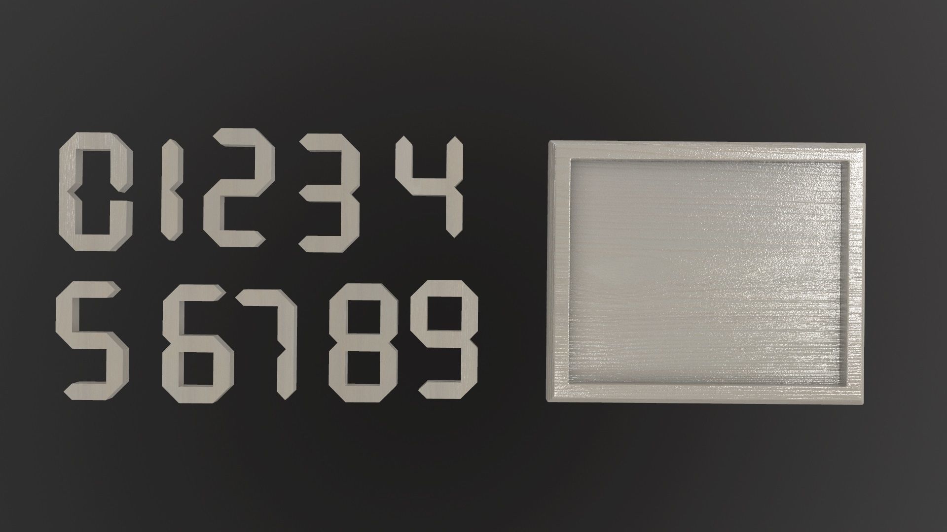 Printable Tricky Numbers Puzzle 3D print model_5