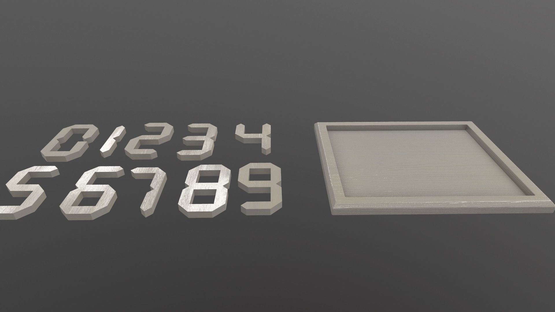 Printable Tricky Numbers Puzzle 3D print model_6